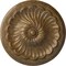Ekena Millwork Flower Spiral Ceiling Medallion (Fits Canopies up to 2"), 12 1/4"OD x 2 1/4"P, Rubbed Bronze CM12FLRZS - alternate 1